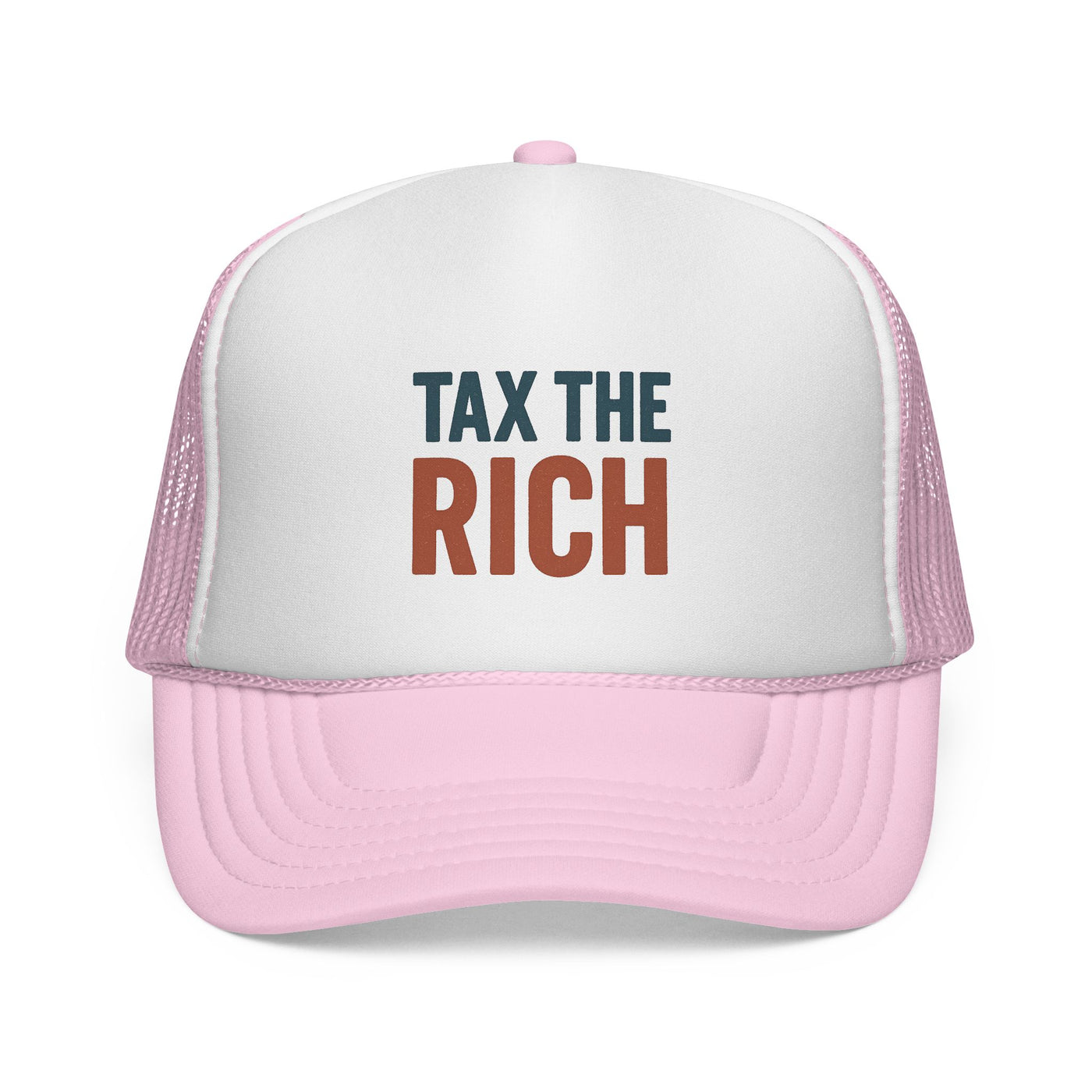 Tax The Rich Trucker Cap — Bold Political Mesh Snapback Hat