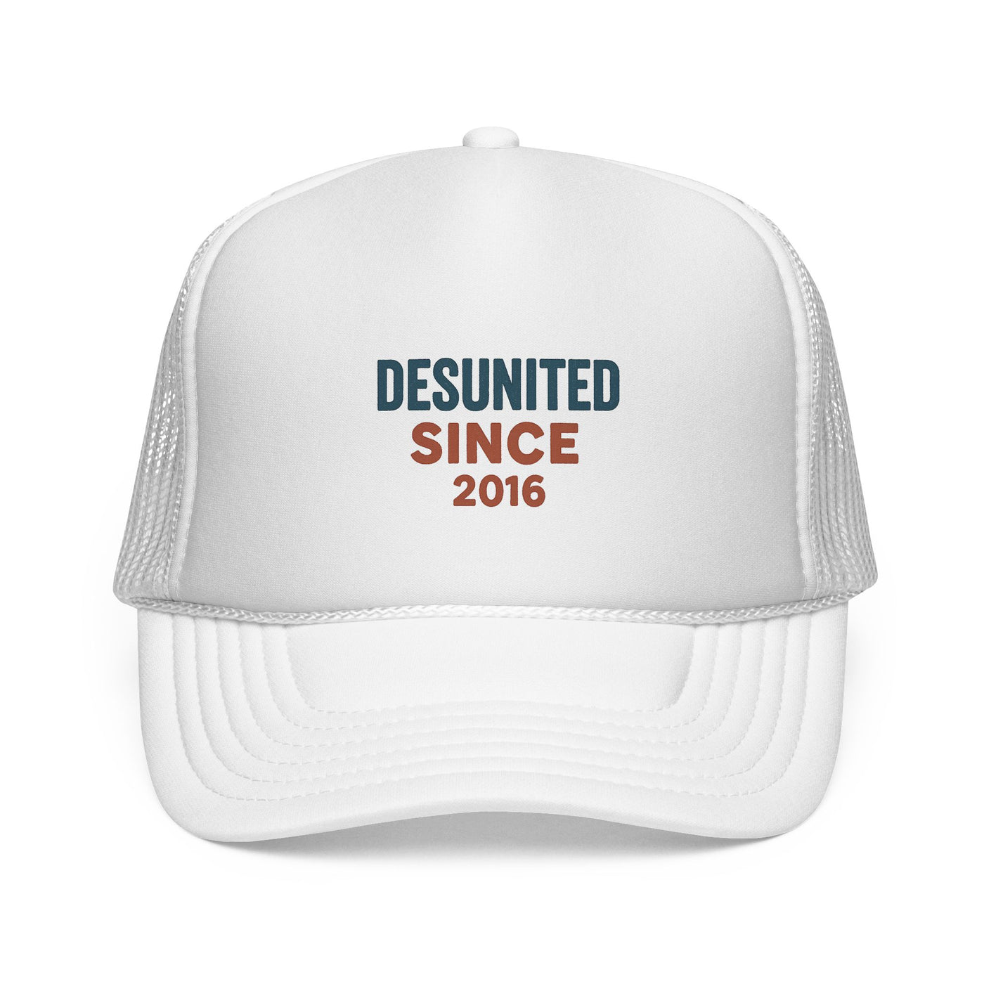 Trucker Cap — "DESUNITED SINCE 2016" Embroidered Retro Mesh Hat