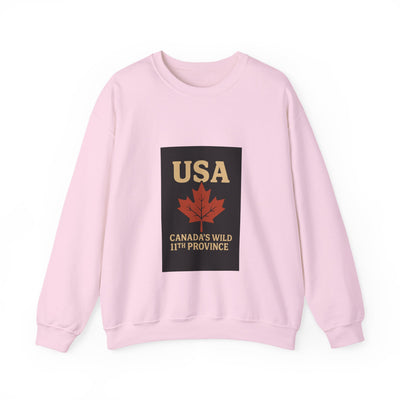 USA 'Canada's Wild 11th Province' Crewneck Sweatshirt