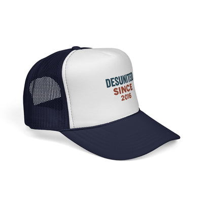 Trucker Cap — "DESUNITED SINCE 2016" Embroidered Retro Mesh Hat