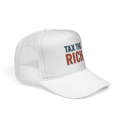 Tax The Rich Trucker Cap — Bold Political Mesh Snapback Hat