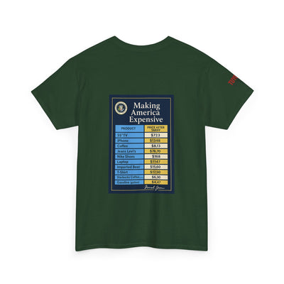 T‑Shirt — "Making America Expensive" Price Comparison Graphic Tee