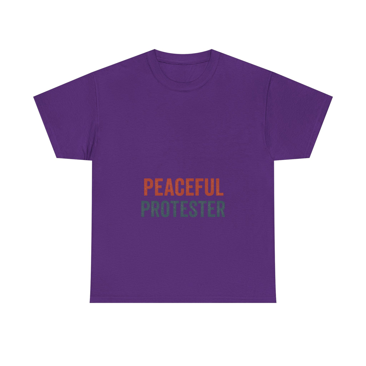 Peaceful Protester T-Shirt — 'Peaceful Protester' Minimalist Activist Tee