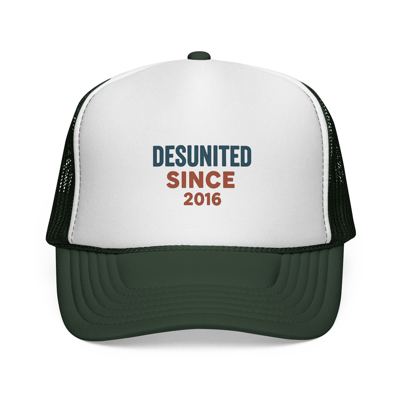 Trucker Cap — "DESUNITED SINCE 2016" Embroidered Retro Mesh Hat