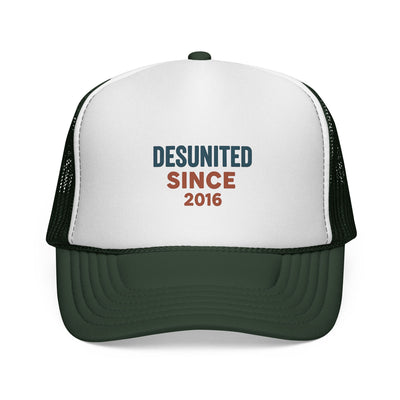 Trucker Cap — "DESUNITED SINCE 2016" Embroidered Retro Mesh Hat