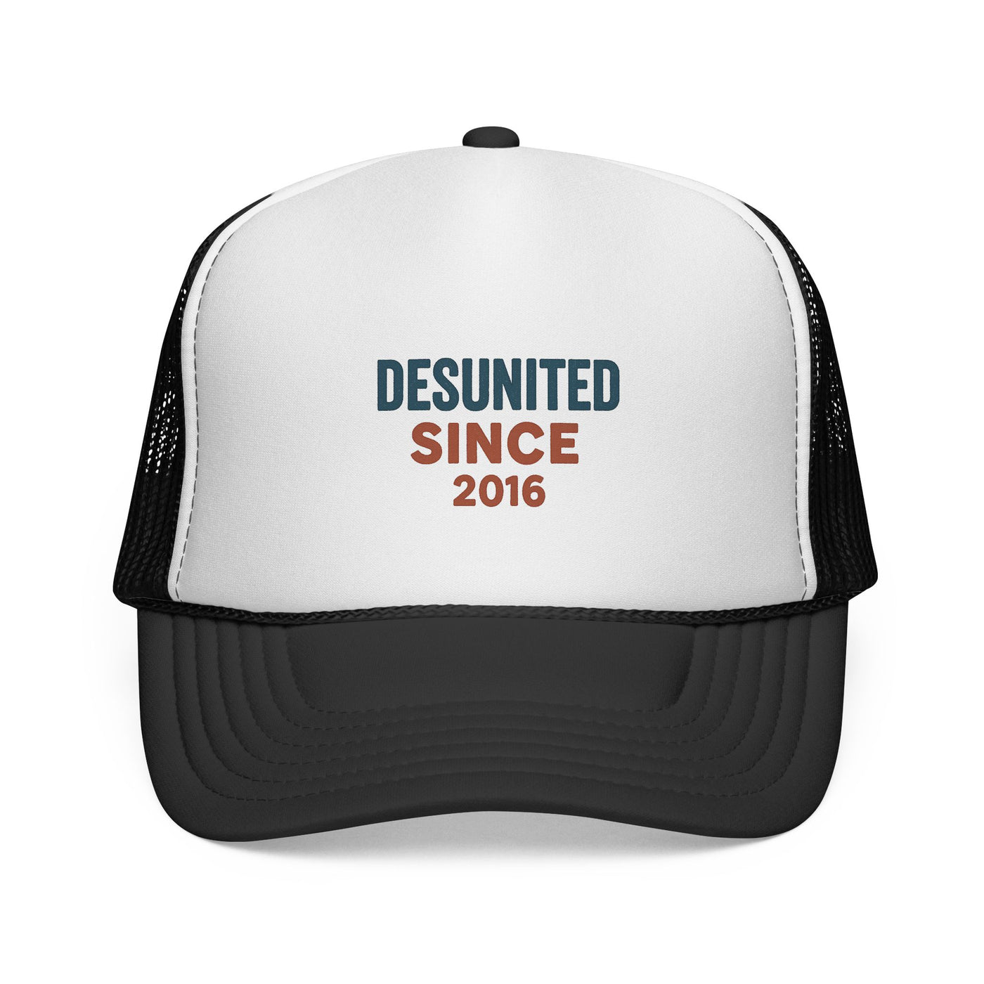 Trucker Cap — "DESUNITED SINCE 2016" Embroidered Retro Mesh Hat