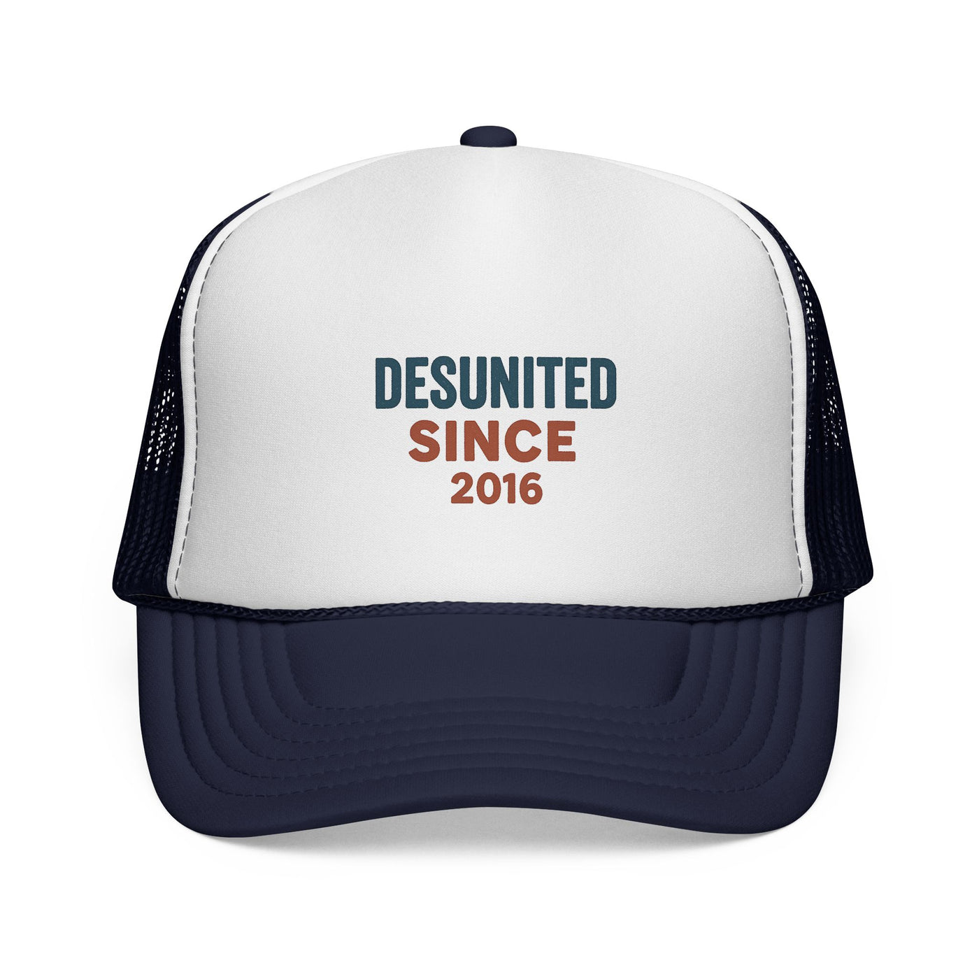 Trucker Cap — "DESUNITED SINCE 2016" Embroidered Retro Mesh Hat