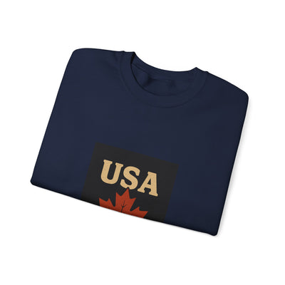 USA 'Canada's Wild 11th Province' Crewneck Sweatshirt