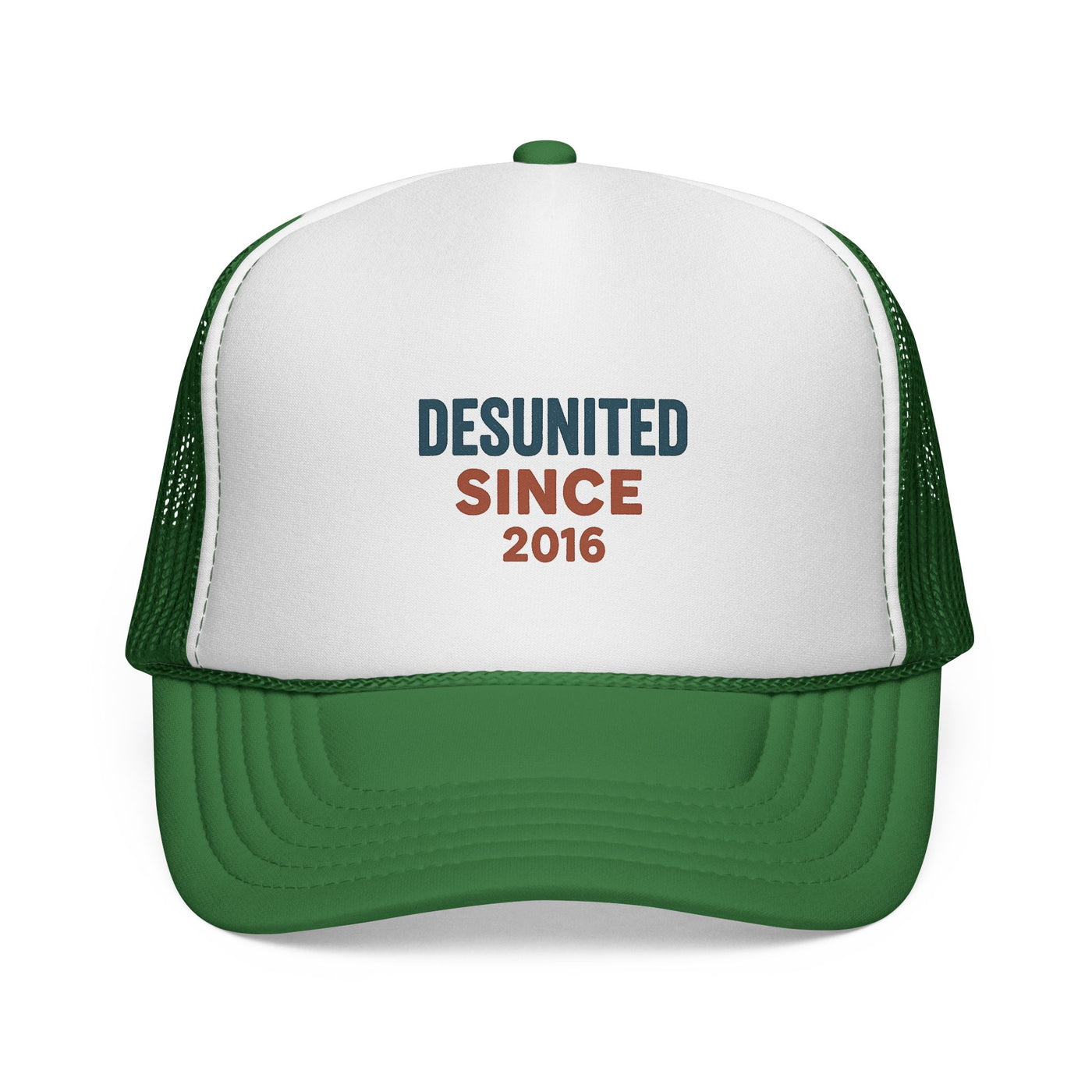Trucker Cap — "DESUNITED SINCE 2016" Embroidered Retro Mesh Hat