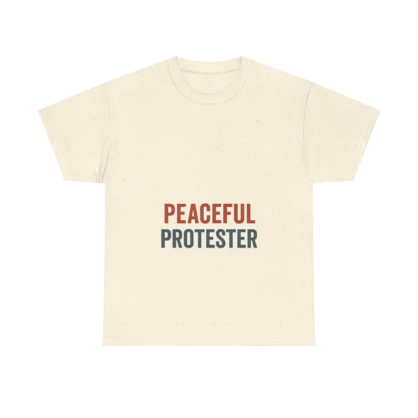 Peaceful Protester T-Shirt — 'Peaceful Protester' Minimalist Activist Tee