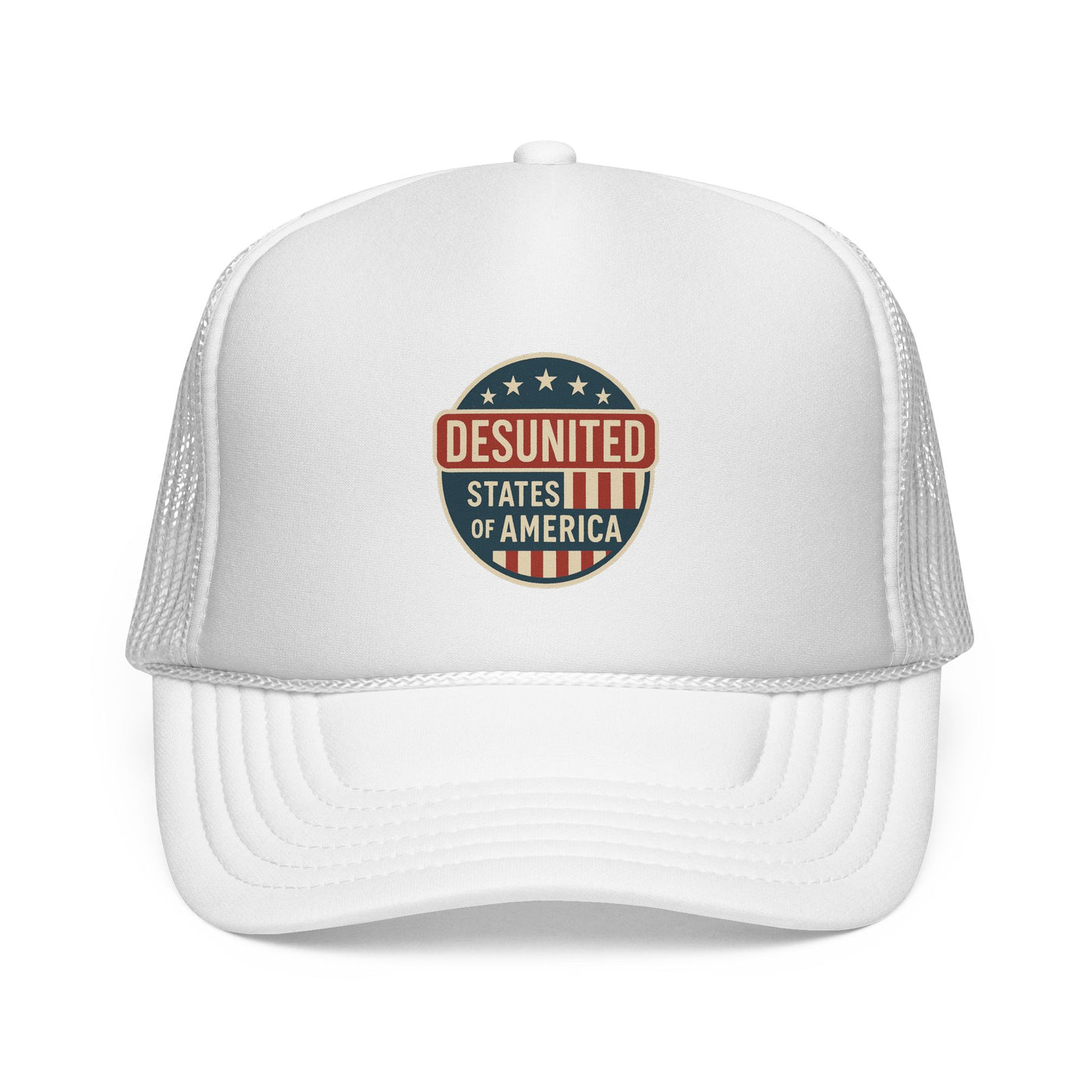 Desunited States of America Trucker Hat — Vintage Political Statement Cap