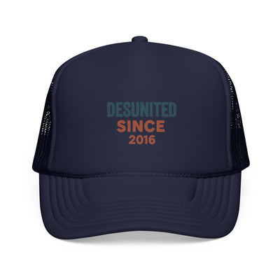 Trucker Cap — "DESUNITED SINCE 2016" Embroidered Retro Mesh Hat