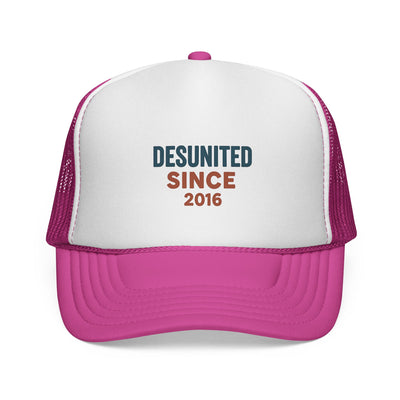 Trucker Cap — "DESUNITED SINCE 2016" Embroidered Retro Mesh Hat