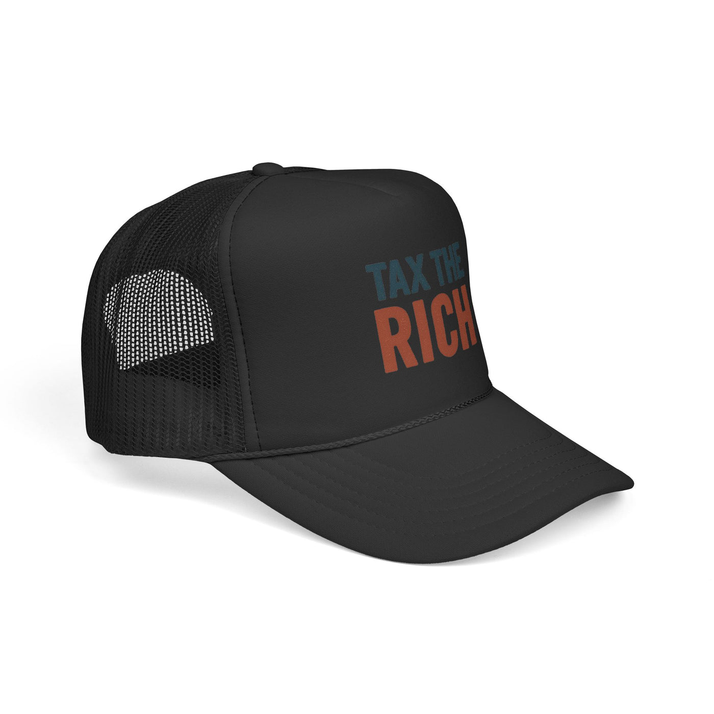 Tax The Rich Trucker Cap — Bold Political Mesh Snapback Hat