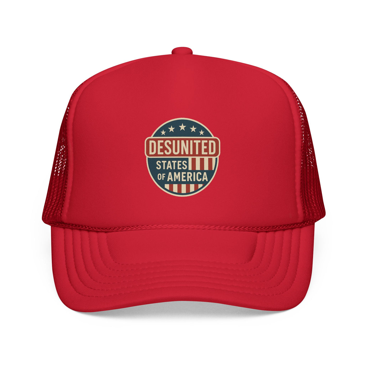 Desunited States of America Trucker Hat — Vintage Political Statement Cap