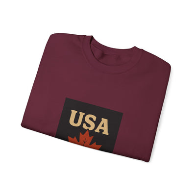 USA 'Canada's Wild 11th Province' Crewneck Sweatshirt