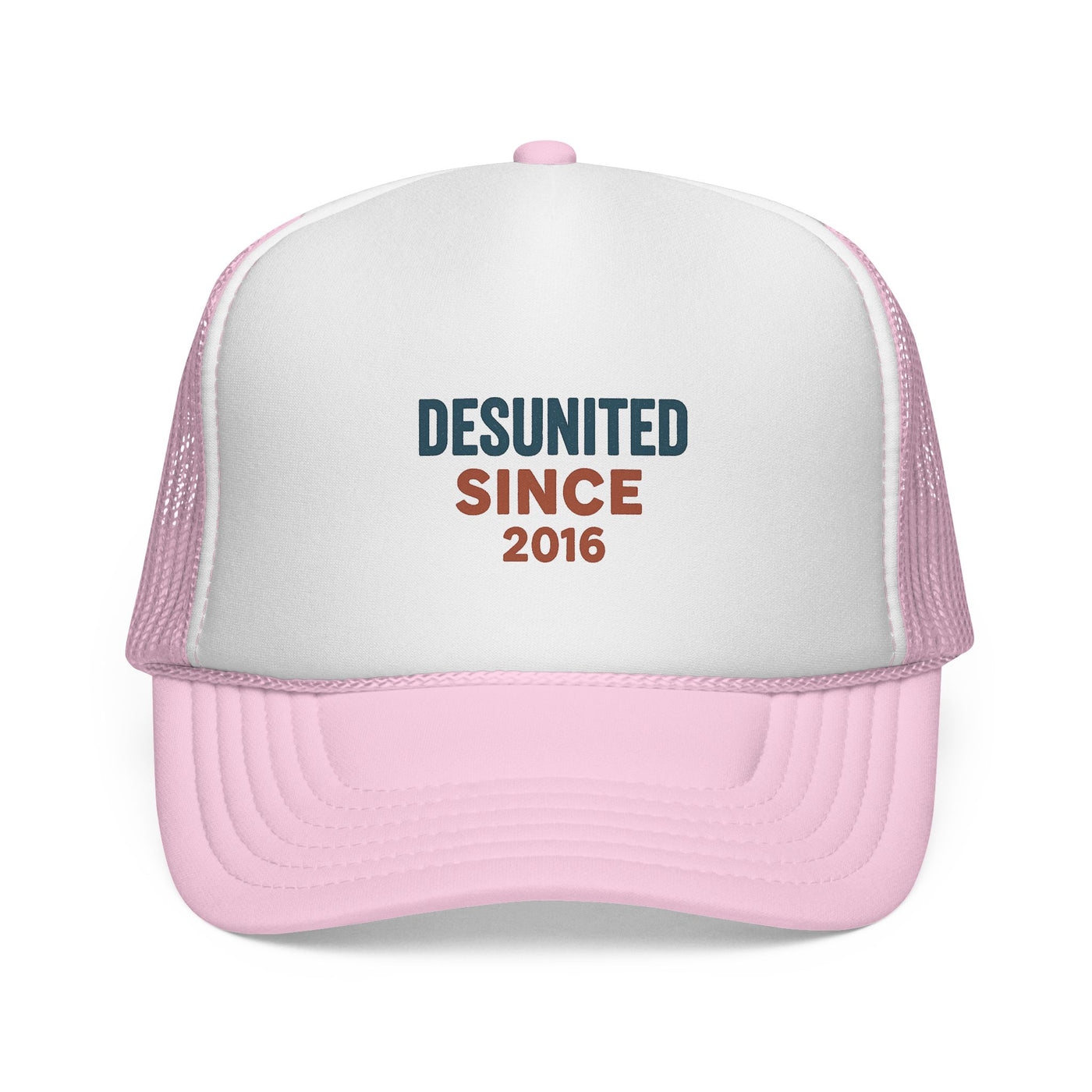 Trucker Cap — "DESUNITED SINCE 2016" Embroidered Retro Mesh Hat