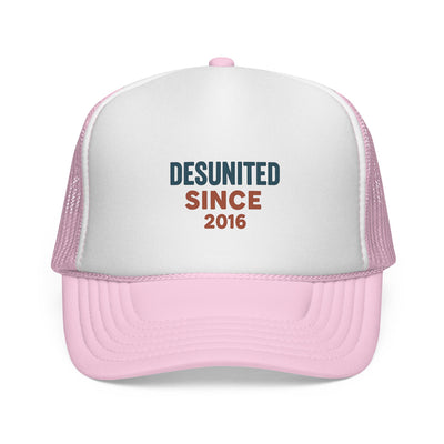 Trucker Cap — "DESUNITED SINCE 2016" Embroidered Retro Mesh Hat