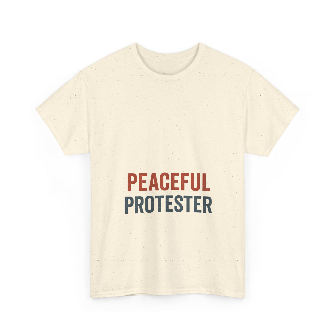 Peaceful Protester T-Shirt — 'Peaceful Protester' Minimalist Activist Tee