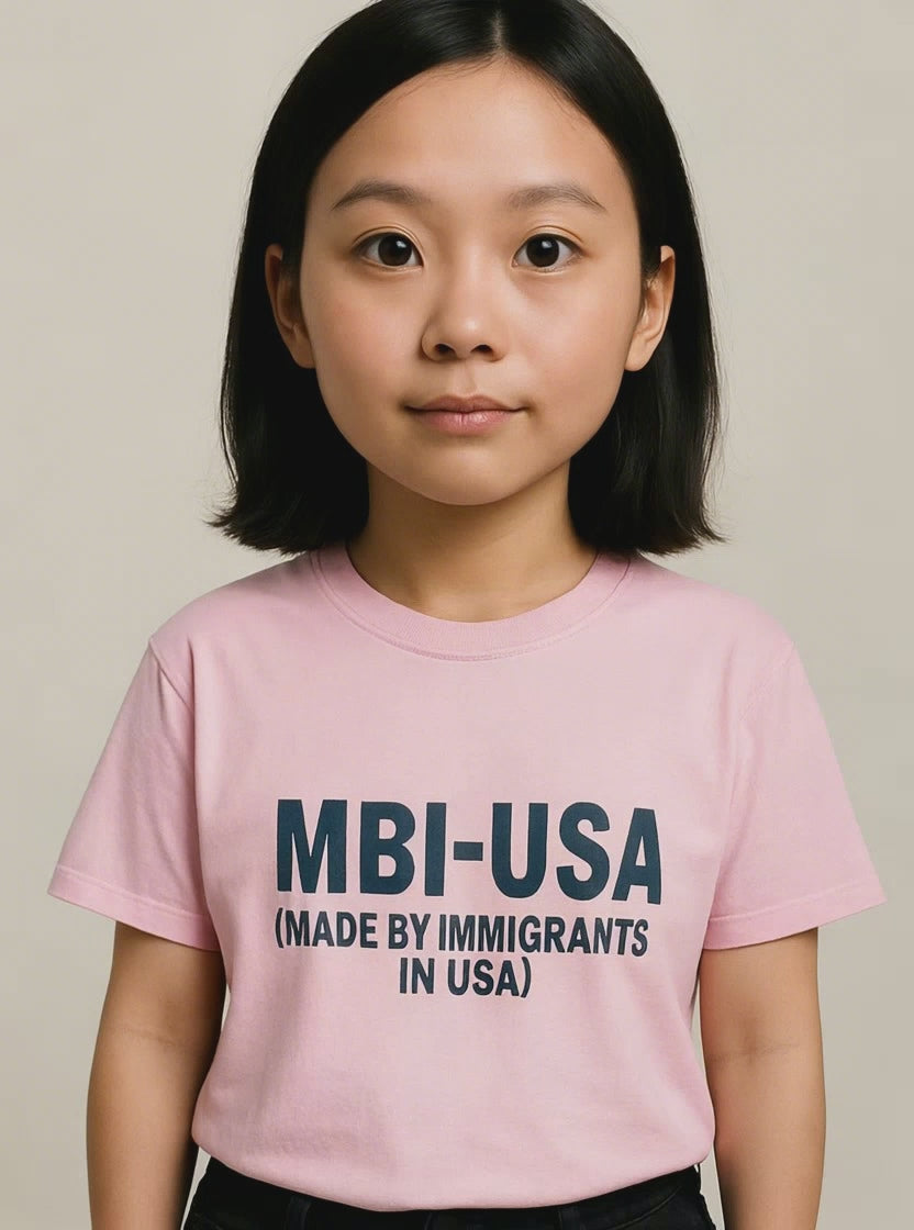 MBI-USA T-Shirt — "Made By Immigrants In USA" Patriotic Pride Tee